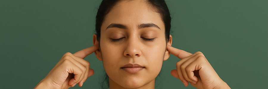 hramari Pranayama, humming bee breath, pranayama for stress, yoga for hormones, PCOD yoga, sound healing meditation